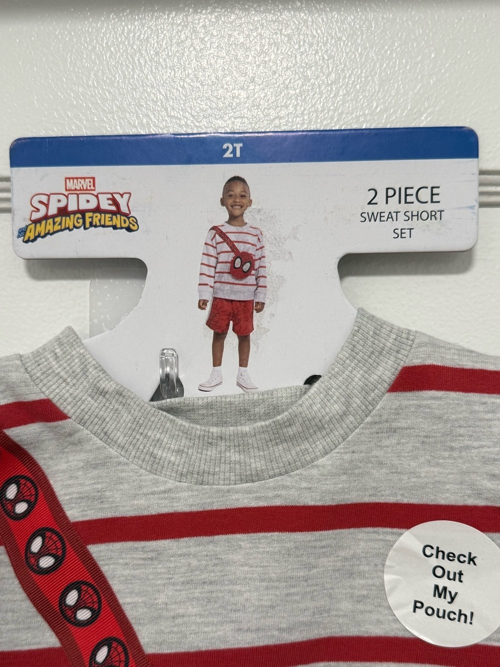 NWT Marvel Spiderman - Spidey Plush Pouch Outfit Set 2T - Picture 3 of 16